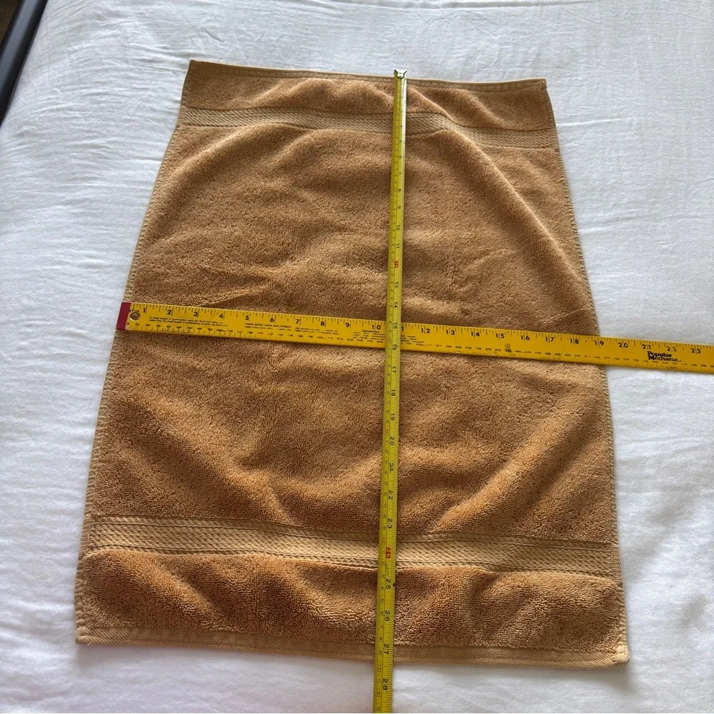 3Pc set Bath Towel Hand Towel & Wash cloth pre-owned rust